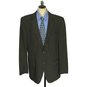 Hugo Boss Red Label Blazer Aamon Hago Striped Jacket Mens 42R Made Slovenia